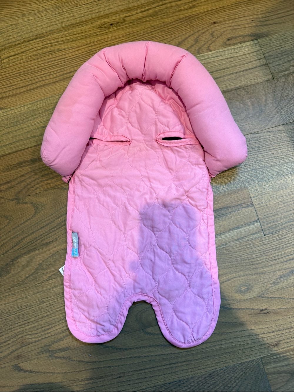 Pink Quilted Infant Head Support Insert